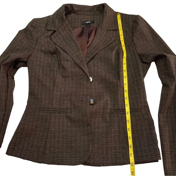 Vintage BCX Women's Brown Tweed Skirt Suit Set Skirt SZ 5 Jacket Size Large NWT - Picture 16 of 16